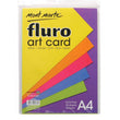 Mont Marte Fluro Art Card Pack 5 Color 230gm 30pcs A4 MSB0069