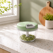1Pc EOTIA Manual Food Chopper 500ml Hand‑Pull Vegetable & Fruit Dicer
